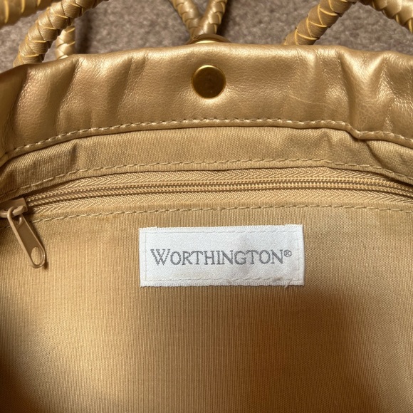 Small ladies tan weave bag - Picture 2 of 3